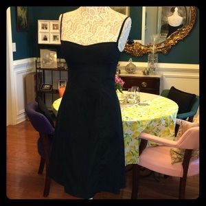 Classic Black Cocktail Bustier Dress LAST CHANCE